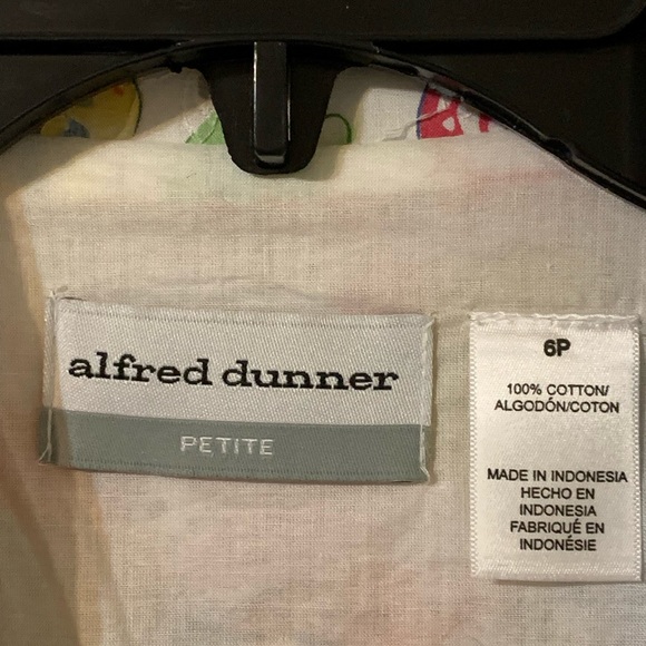 ALFRED DUNNER Jacket Button Up Front, 2 Side Pockets, Lightweight - Picture 3 of 15